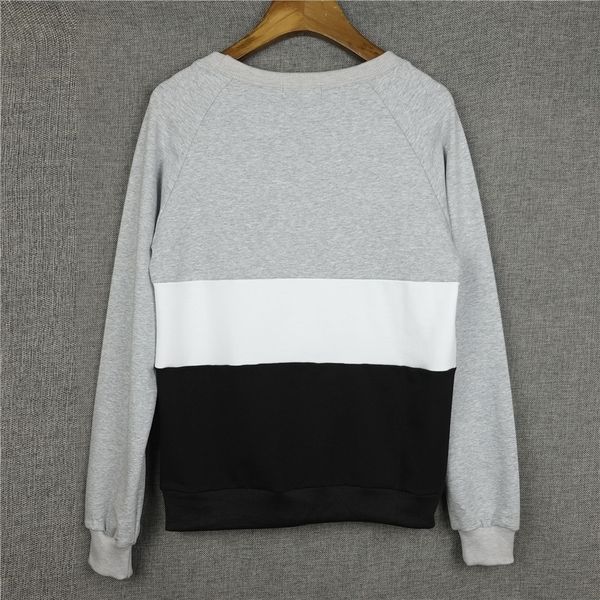 

9fnkb осень и зима pullov ad печать печати сшивания женщин свитер осень и зима нового сшивания письма письмо а. д. женщины sweate, Black