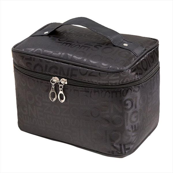

extra large size women cosmetic bag letter big capacity multi function travel toiletry bag zipper beauty makeup zdh013