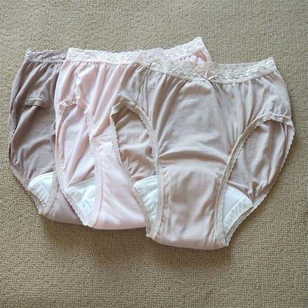 

women's panties cotton waterproof can wash cloth cover older urine does not wet diaper pants incontinence woman underpants 201117