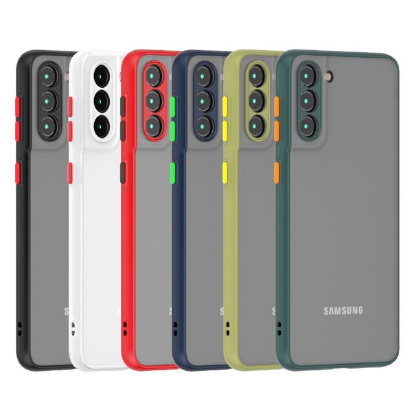 

for iphone 13 pro max cell phone cases anti fingerprint frosted pc tpu with camera protection mobile back cover
