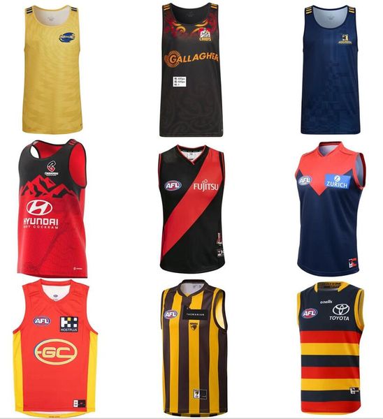 

2022 2023 afl vest coast eagles geelong cats rugby jerseys 21/22 tees essendon bombers melbourne blues adelaide crows st kilda saints gws gi, Black;gray