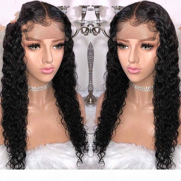 

hd lace full wig human hair curly pre plucked with baby hairs glueless brazilian remy curly lace front human hair wigs transparent hd, Black;brown