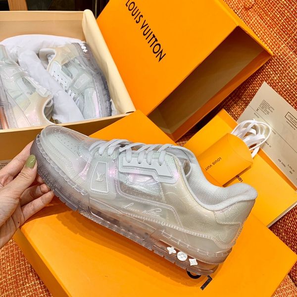 

2020 fashion luxury designer men shoes sneakers chaussures homme mens scarpe firmate running shoes casual shoes with box size 38-45 -b50, Black