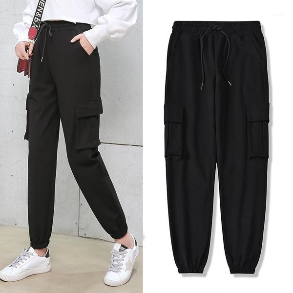 

2020 spring and autumn new super size pants extra fat extra large 70-150kg fat mm large size overalls1, Black;white