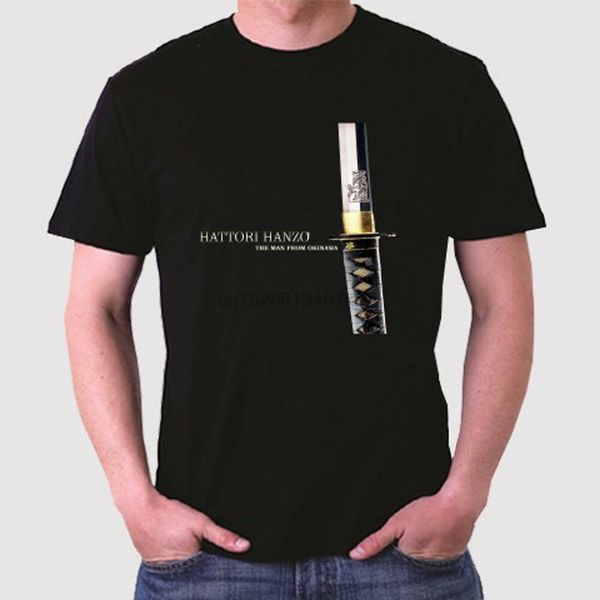 

new hattori hanzo okinawa sword logo kill bill mens black t-shirt size s to 3xl festive plus size tee shirt sport hooded sweatshirt hoodie