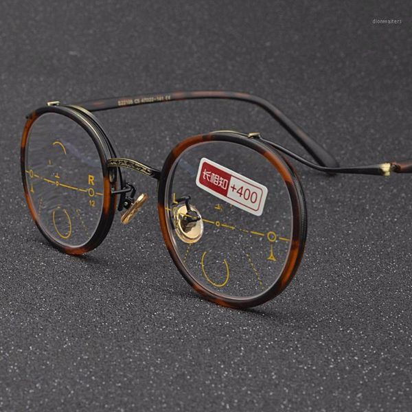 Sonnenbrille Übergang Pochromic Lesebrille Mode Runde Frauen Männer Leichte Presbyopie Brillen Retro Brillen NX1238v