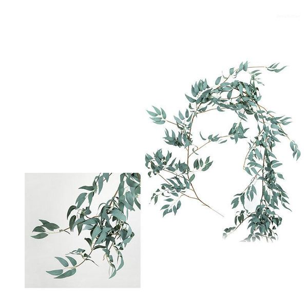 

decorative flowers & wreaths wedding artificial rattan realistic silk greenery leaves home decor flower 1.7m/5.58ft 1.7m willow 20211