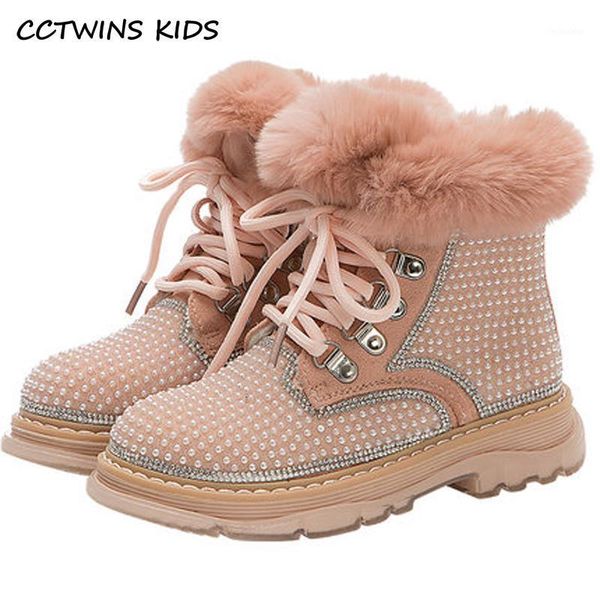 

cctwins kids boots 2020 winter girls fashion boots pearl baby shoes toddlers brand shoes children glitter cute fb19121, Black;grey