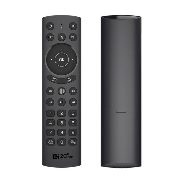 G20S Pro Voice Remote Controlers Air Mouse Barger Slight Инфракрасное обучение гиропонца 2,4G Wireless для TX3 TX6S X96 H96 A95X Mecool Android TV Box Box