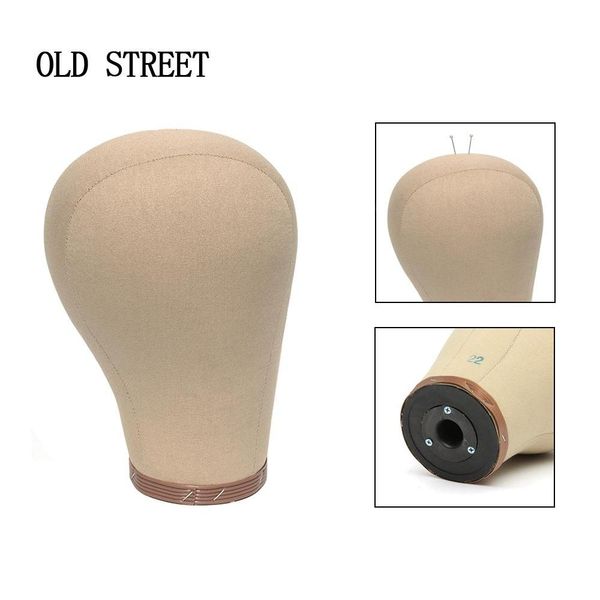 

reusable cork canvas head wig making stable durable displa sqcmuk bdehair, White