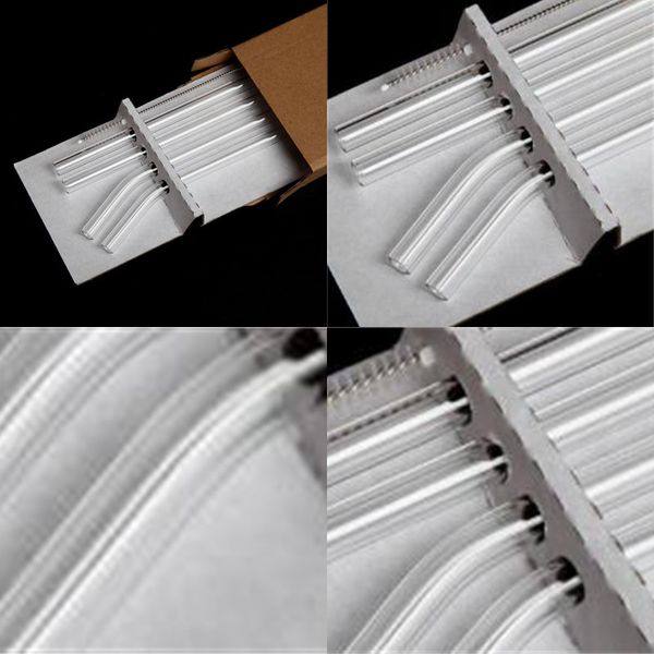 

glass straw set transparent glasses heat resisting straws home furnishing pure hand made tubularis sets new arrival 5 8xc l1