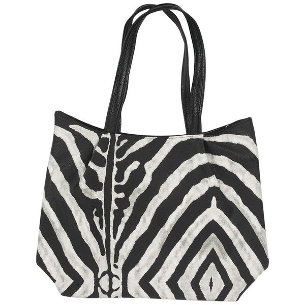 

luxury zebra pattern handbags female bag tassel large capacity shoulder bag ladies messenger casual tote