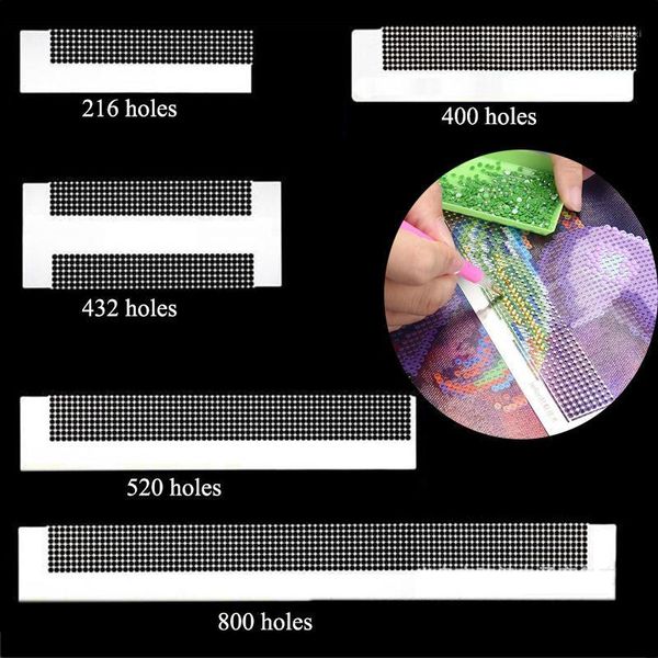 

diy net ruler drilling ruler general purpose tools solid color diamond embroidery painting diamond painting accessory1, Black