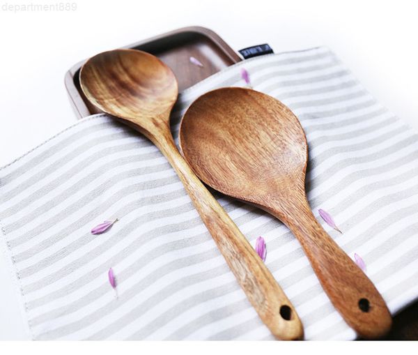 

a-wooden rice paddle spatula kitchen solid potato serving spoons scoop wood cooking utensils kitchenware qw7587