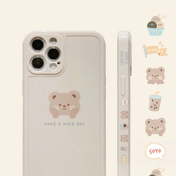 

silicone case for vip, silicone case with bear pattern for vip 12 mini 11 pro max 7 plus 8 x xs max xr