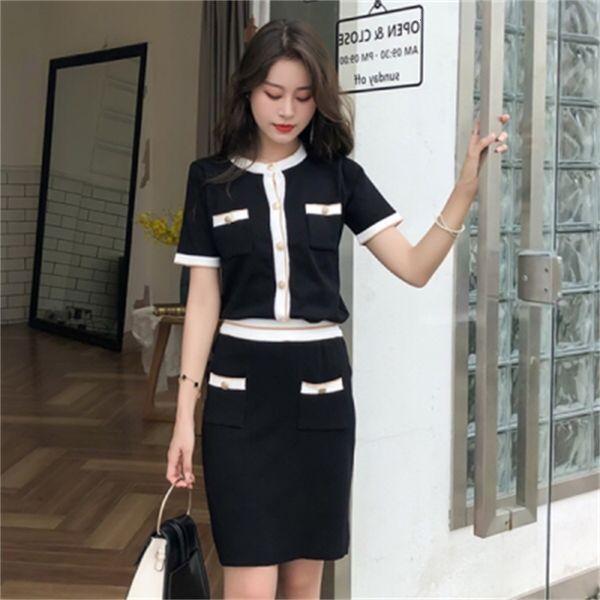 

women's korean sweater woman summer suit v8u7, White