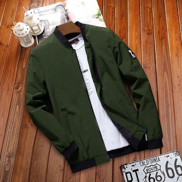 

spring 2020 new men's coat trend korean casual simple fashion slim fitting baseball jacket, Black;brown