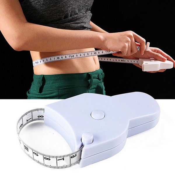 

1.5m fitness accurate measuring ruler white body fat caliper waist tape measure