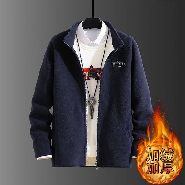 

2021 new spring new autumn wool outerwear young blue jacket wdva, White;black