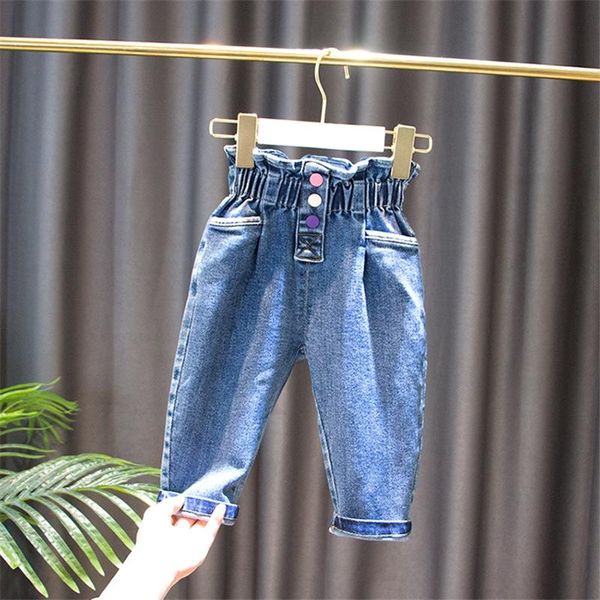 

girls autumn fashion jeans pant baby kids children denim trousers, Blue