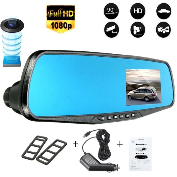 

hd 1080p 2.8" lcd display screen rear view mirror dash cam camera video recorder night vision dvr gk99