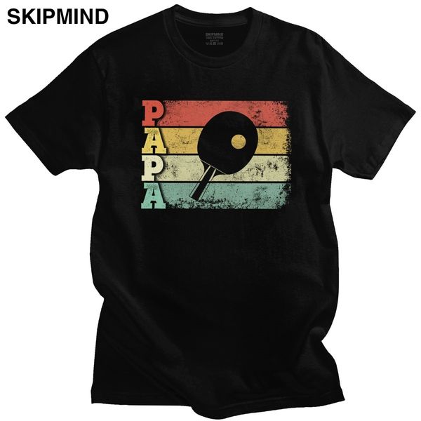 

vintage table tennis papa short sleeve retro graphic proud ping pong player dad father gift sport hooded sweatshirt hoodie t shirt