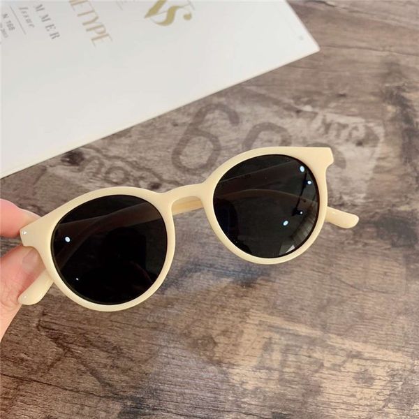 

children's new for boys and girls in summer anti ultraviolet sunglasses baby sunshade glasses tide, White;black