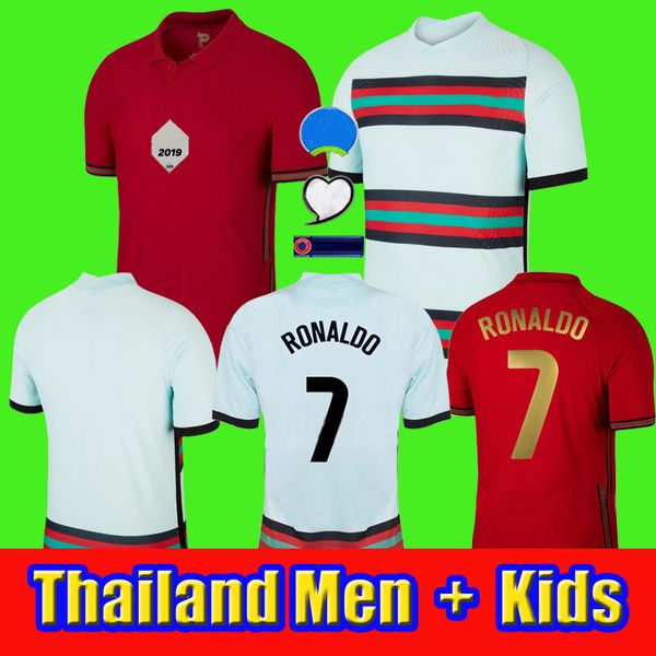 

2020 ronaldo jersey national team shirt bernardo ronaldo football jersey man kids kit pepe neves joao felix b.fernandes soccer jersey 20/2, Black;yellow