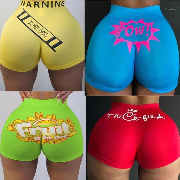 

2020 stylish women shorts letter print shorts club party streetwear summer high waist short pants sports daily bottom new1, White;black