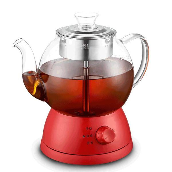 

full automatic and thickened glass multi-function electric heating kettle steam brewing /electric kettles