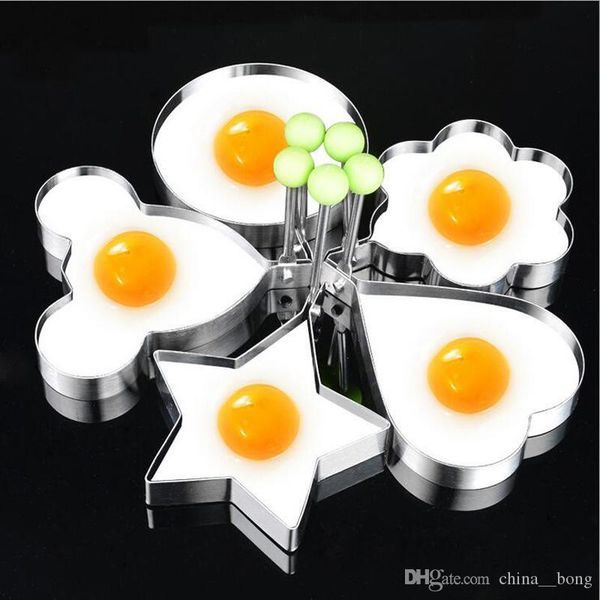 

kitchen egg 5 moulds thickened steel available pancake diy fried stainless bakeware cartoon animal suit cake model baking style baking