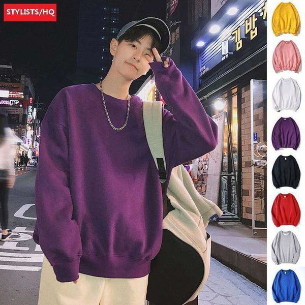 

sweater new men's sports plush leisure for men in fall / winter 2020, Gray