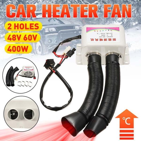 

48v 60v heating fans truck car 400w winter auto heaters warm dryer window glass defroster interior accessories1