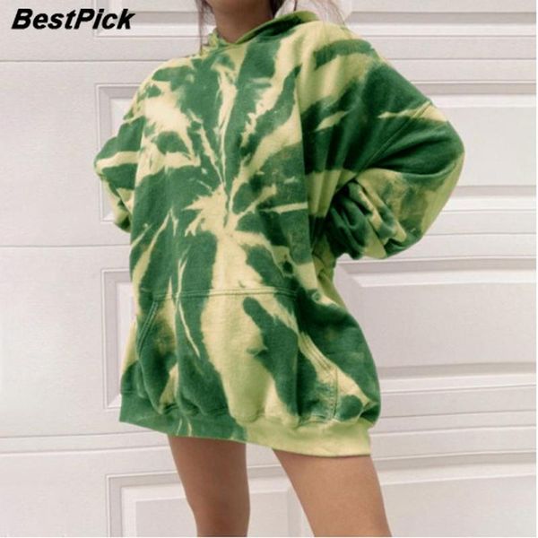 

fashion tie dye oversized women's hoodies sweatshirts casual plus size loose bf hooded sweatshirts fall winter korean, Black