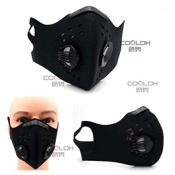 

half face mask reusable dust elastic cycling outdoor bicycle pm2.5 activated carbon sports1