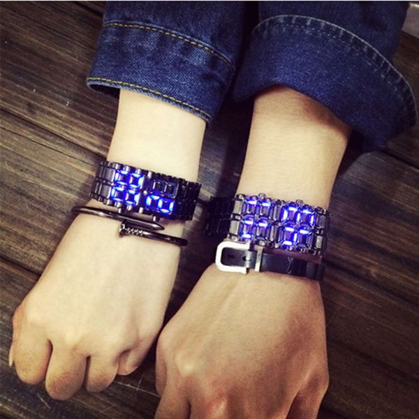 

led bracelet couple korean chain mixed batch lava watch personality electroni
