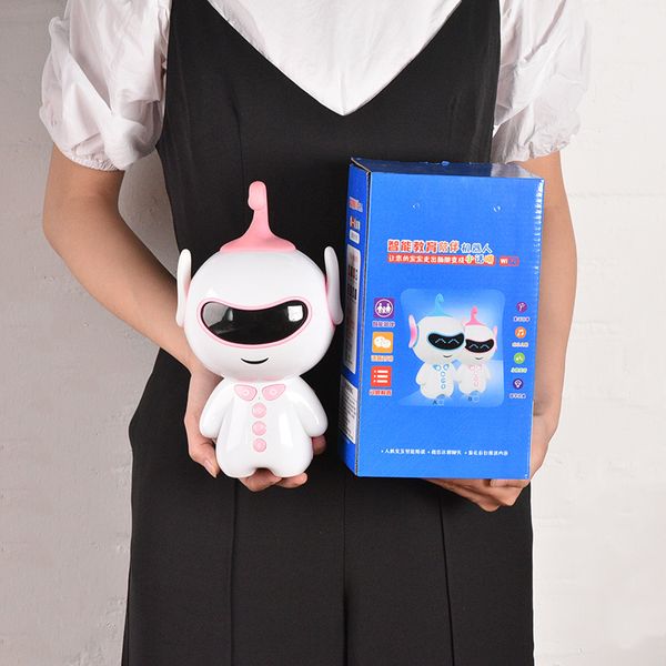 

early education robot electric music guolu tell a story sing a puzzle light children toy intelligent dialogue