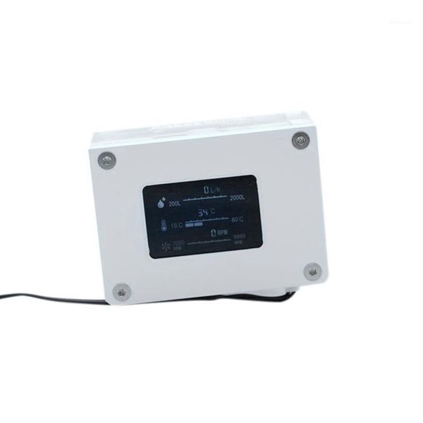 

emod lsj-zn pc water cooler ligent computer flow speed lcd temperature detection water cooler flow meter1