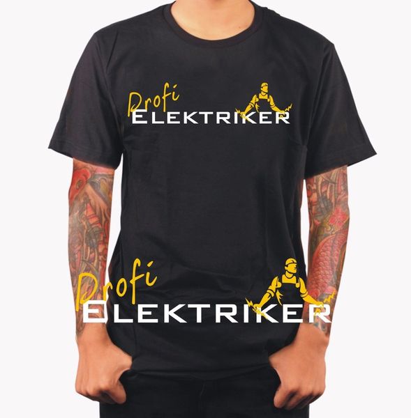 

summer new short sleeve printed fitness electrician father's day professional fun professional tee shirt sport hooded sweatshirt hoodie