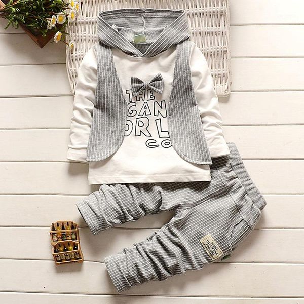 

kids sport suits toddler boys clothes children clothing set boy clothes set hooded t-shirt and pants 2pcs suit outfits tracksuit1, White