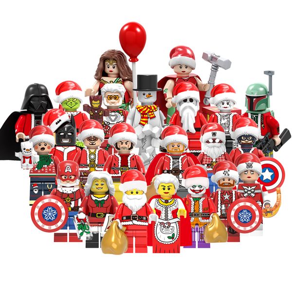 

2020 new christmas sets tree santa claus creator moc compatible with model building blocks bricks toys gift no box