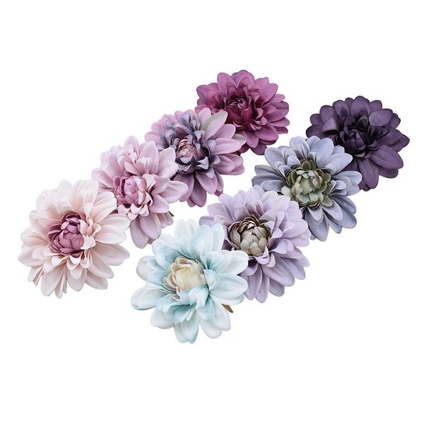 

2pcs искусственные цветы дешевые ретро цвета герберы свадебные аксессуары оформление новогодние украшения для дома diy колпачком wmtdcr