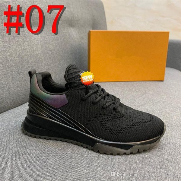 

l1 fashion shoes for man breathable lace-up air mesh sneakers mens skates shoes luxurys zapatos hombre men's casual shoes 22, Black