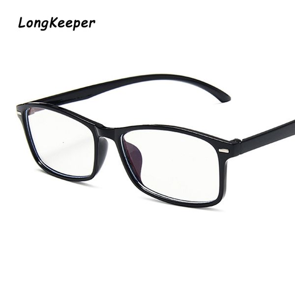 

optical eye glasses frame ultralight square prescription eyeglasses plastic frame men women vintage clear lens spectacle frame, White;black