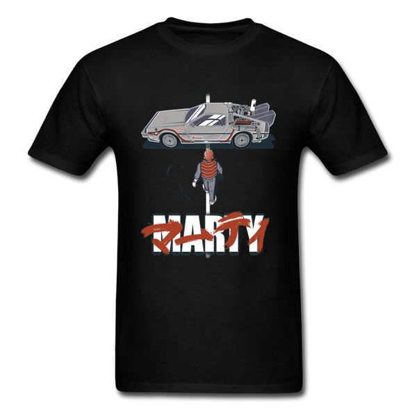 

fiction t shirt men back to the future 2 t shirts new akira marty delorean & tees punk tshirt black sport hooded sweatshirt hoodie