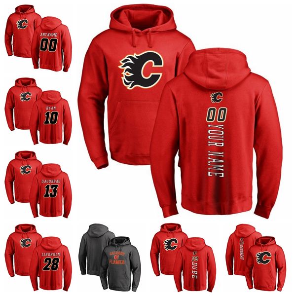 

calgary flames пуловер hoodie 5 марк джордано 23 шон монахан 7 tj броди 39 cam talbot 16 tobias ридер хоккей hoodie пользовательские прошито, Red