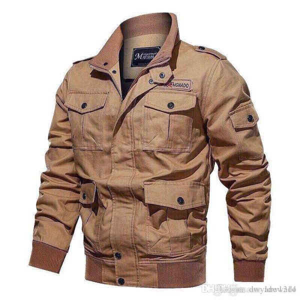 

2020 куртка мужчины вскользь свободные мужские куртки спортивная куртка бомбардировщика мужские куртки мужчины и пальто азиатский размер вет, Black;brown