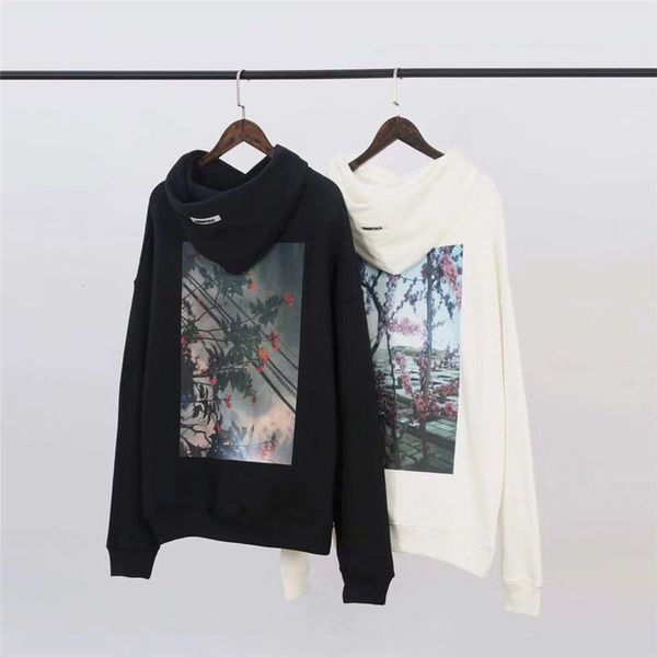 

2021 new fog hoodies flowers women men streetwear mens hoodie hooded essentials xefz, Black