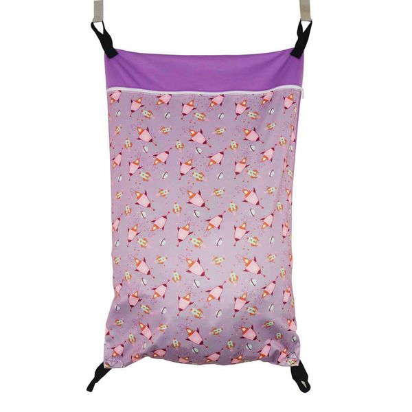 

extra large hanging wet/dry cloth diaper pail bag for reusable diapers or laundry 201125