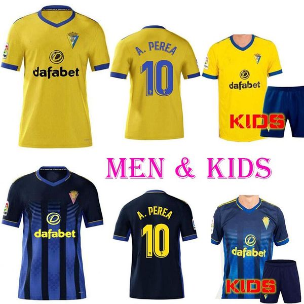 

2020 cadiz men boys kids kit soccer jerseys cádiz cf 20 21 lozano alex bodiger juan cala camiseta ascenso a liga santander football shirt, Black